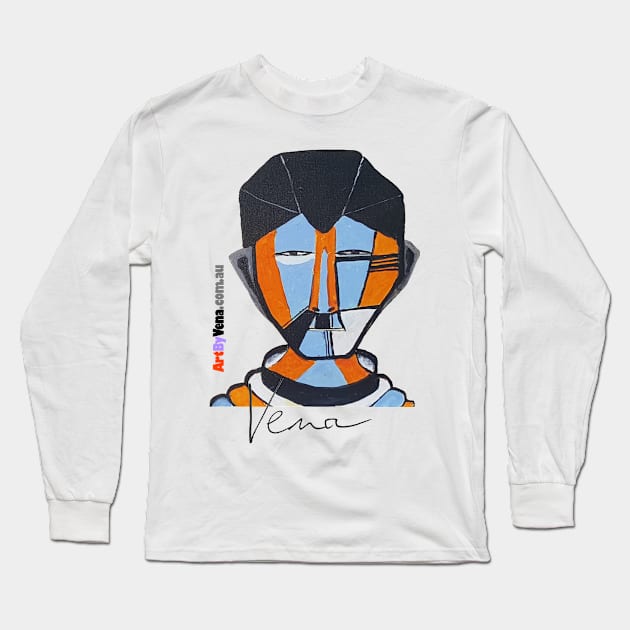 Bloke 4 Long Sleeve T-Shirt by artbyvena